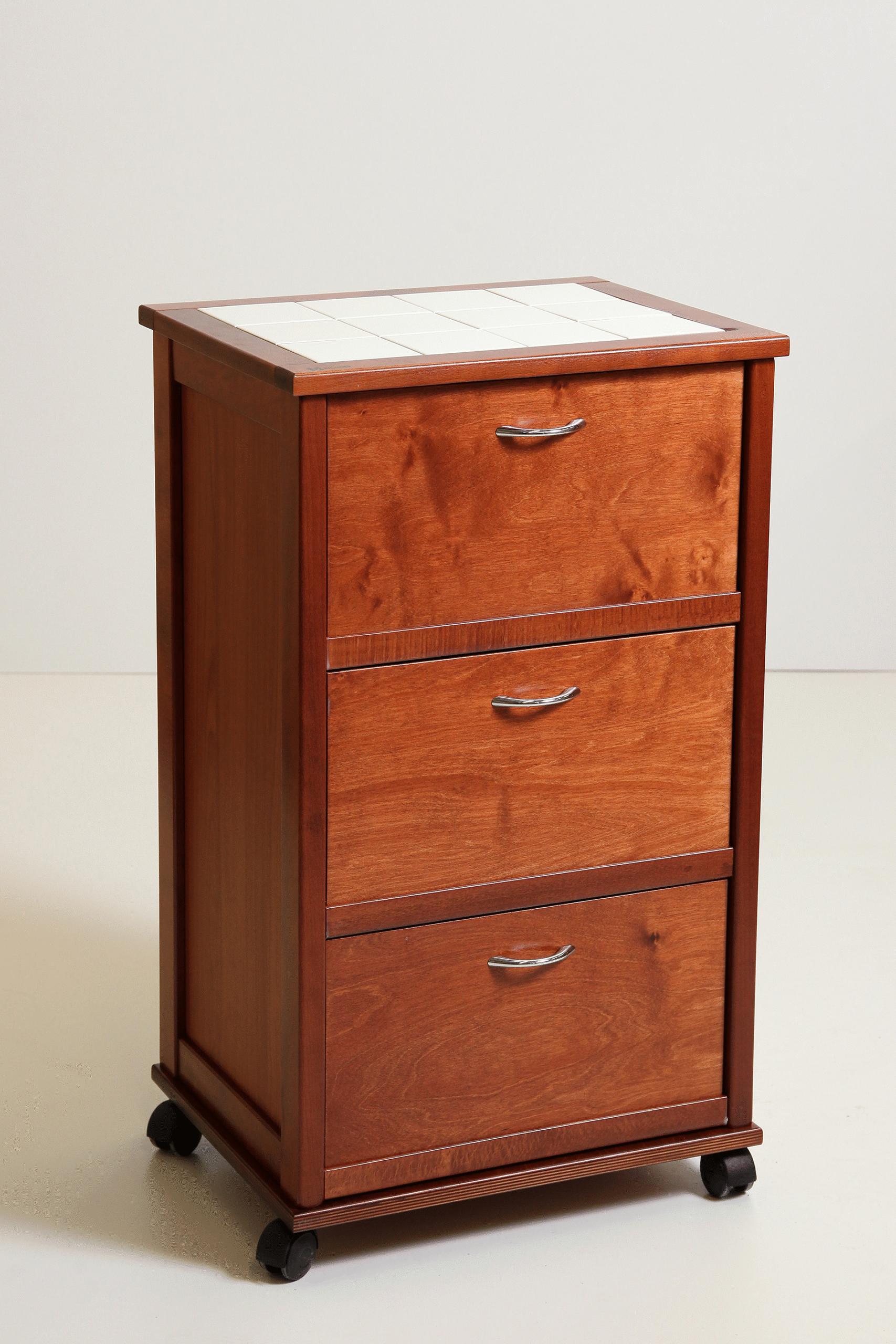 MAS037 mobiletto vesuvio 3 ante ciliegio