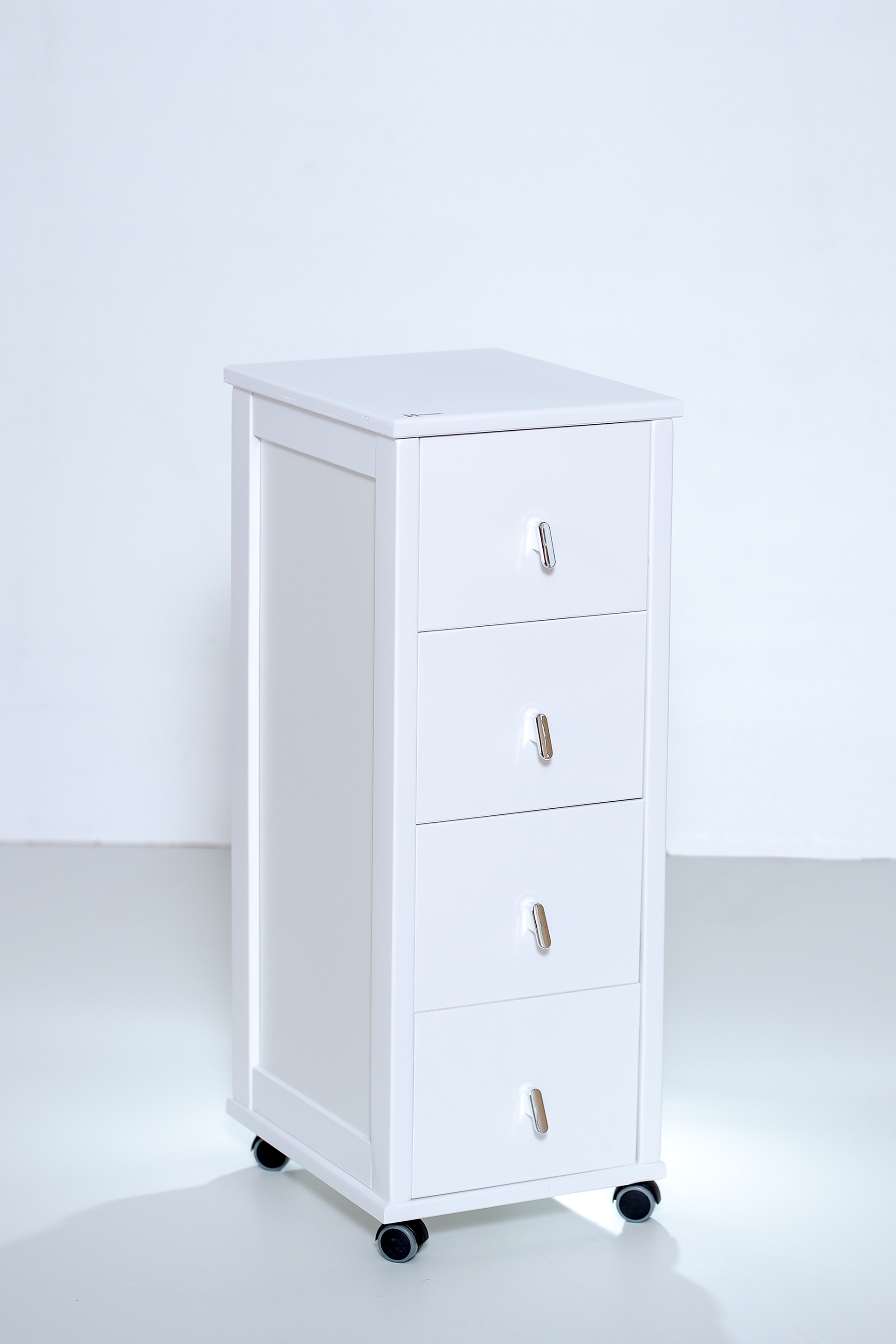 MAS322 Cassettiera pokerino bianco