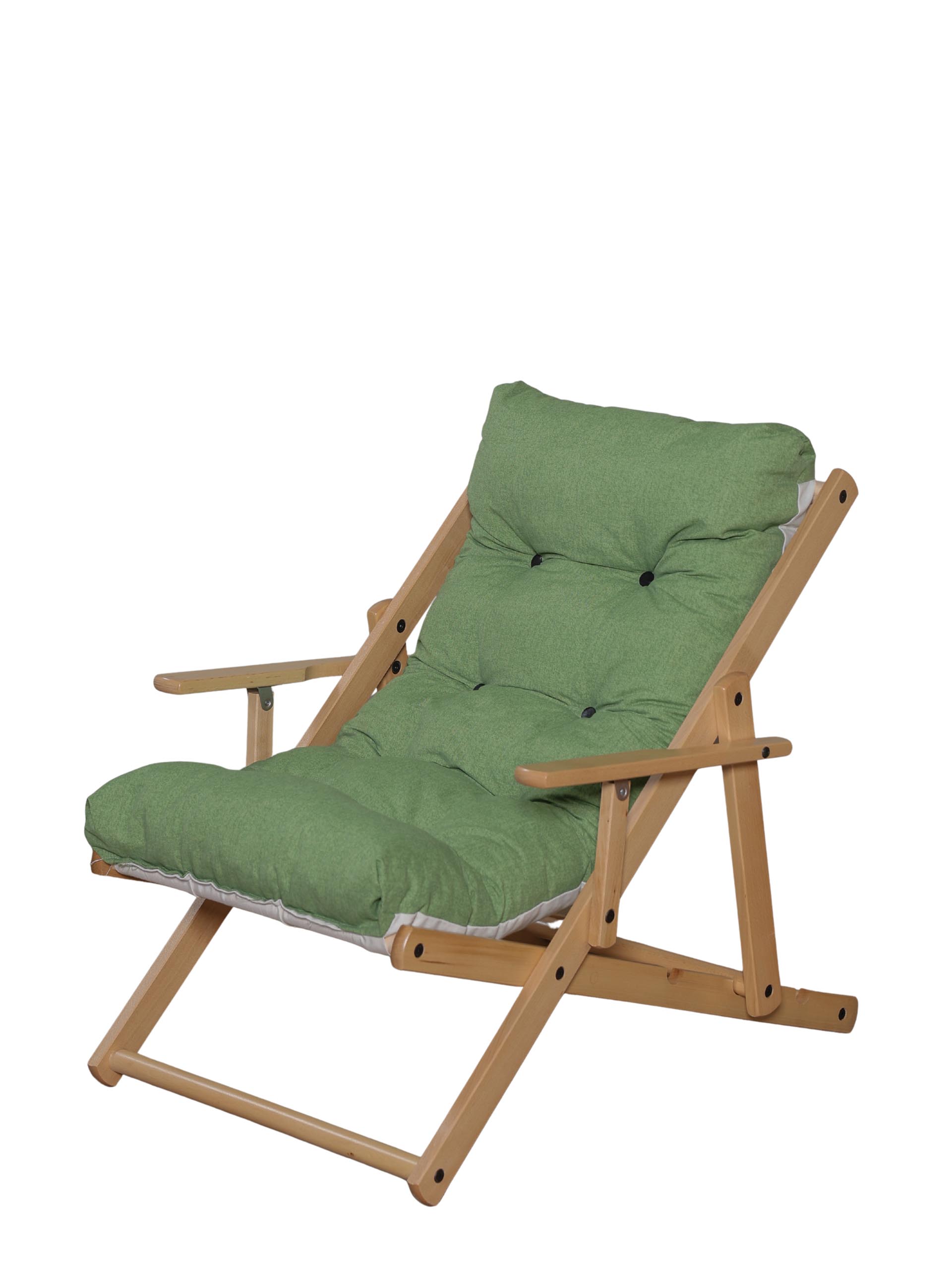 MAS010 POLTRONA RELAX MIELE TINTA UNITA VERDE2