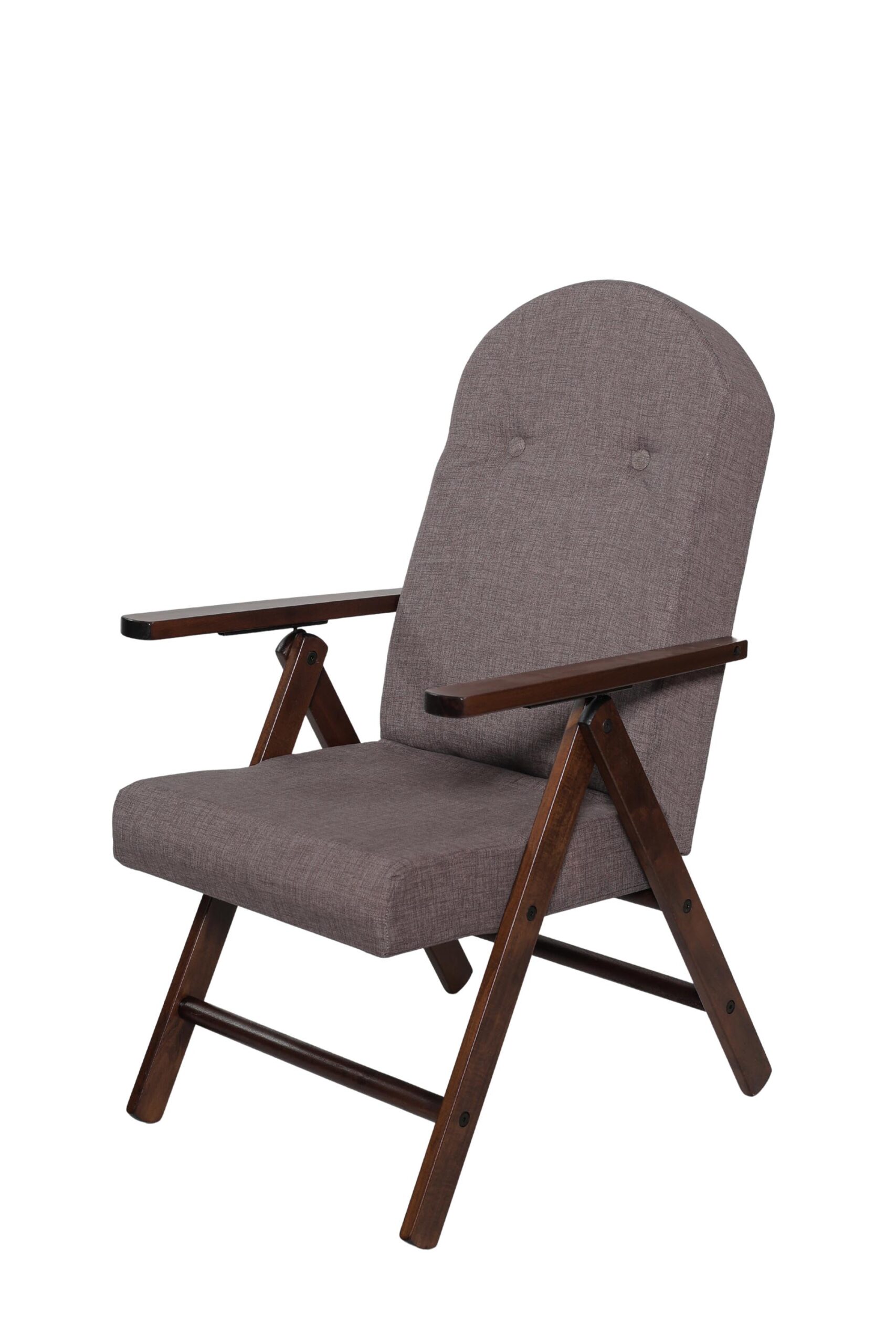 MAS011 POLTRONA AMALFI NOCE TINTA UNITA GRIGIO (TORTORA)