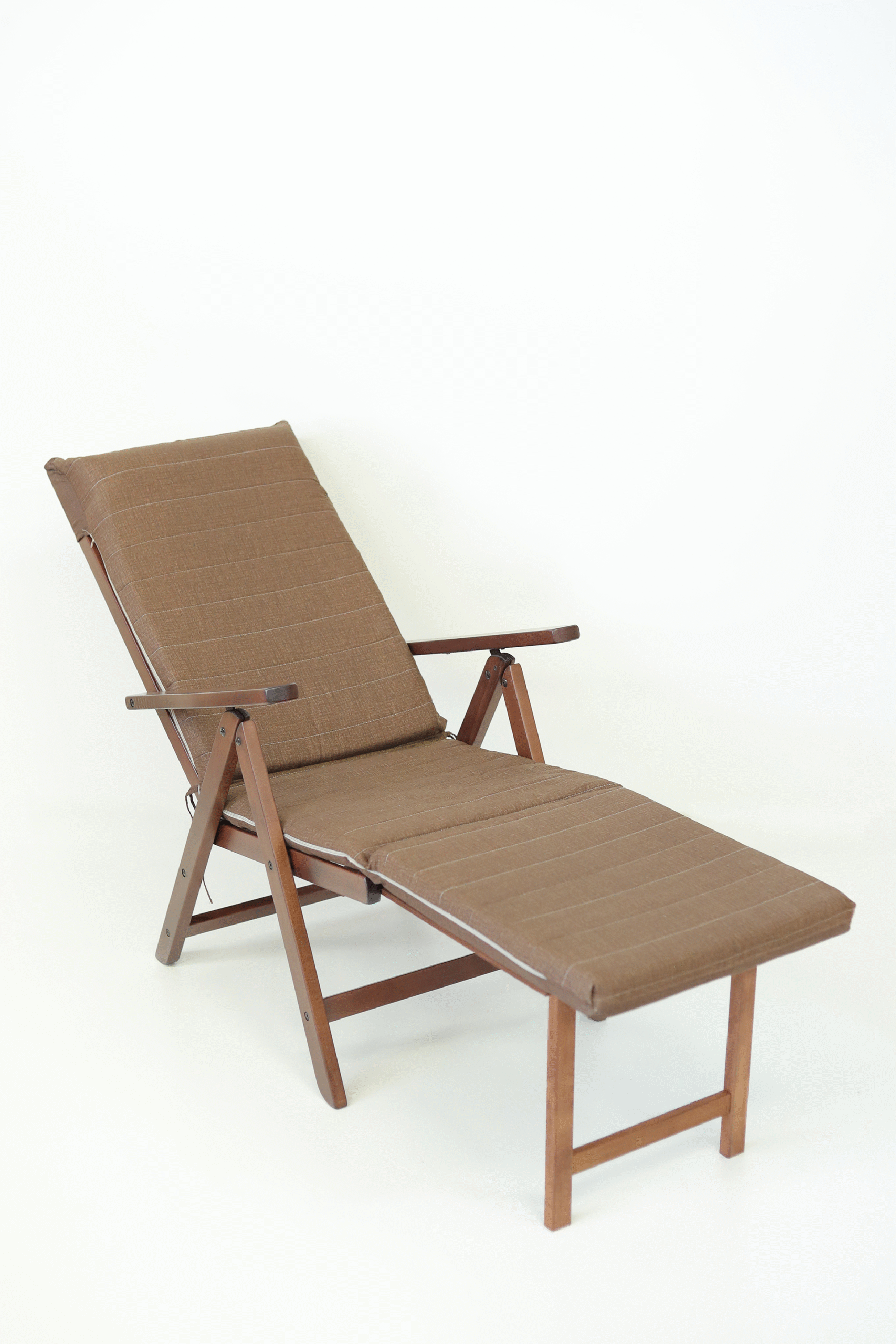 SDRAIO ALLEGRA CON POGGIAPIEDI MARRONE SDRAIATA MAS311