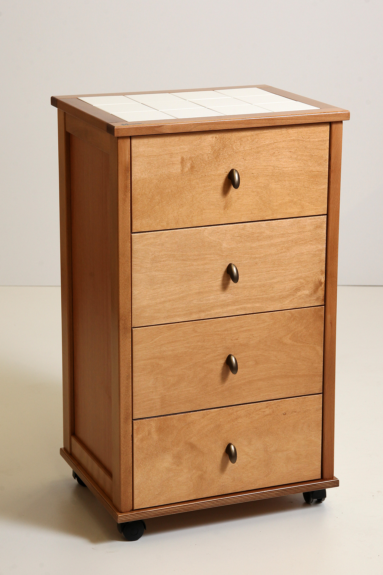 MAS166 cassettiera poker rovere