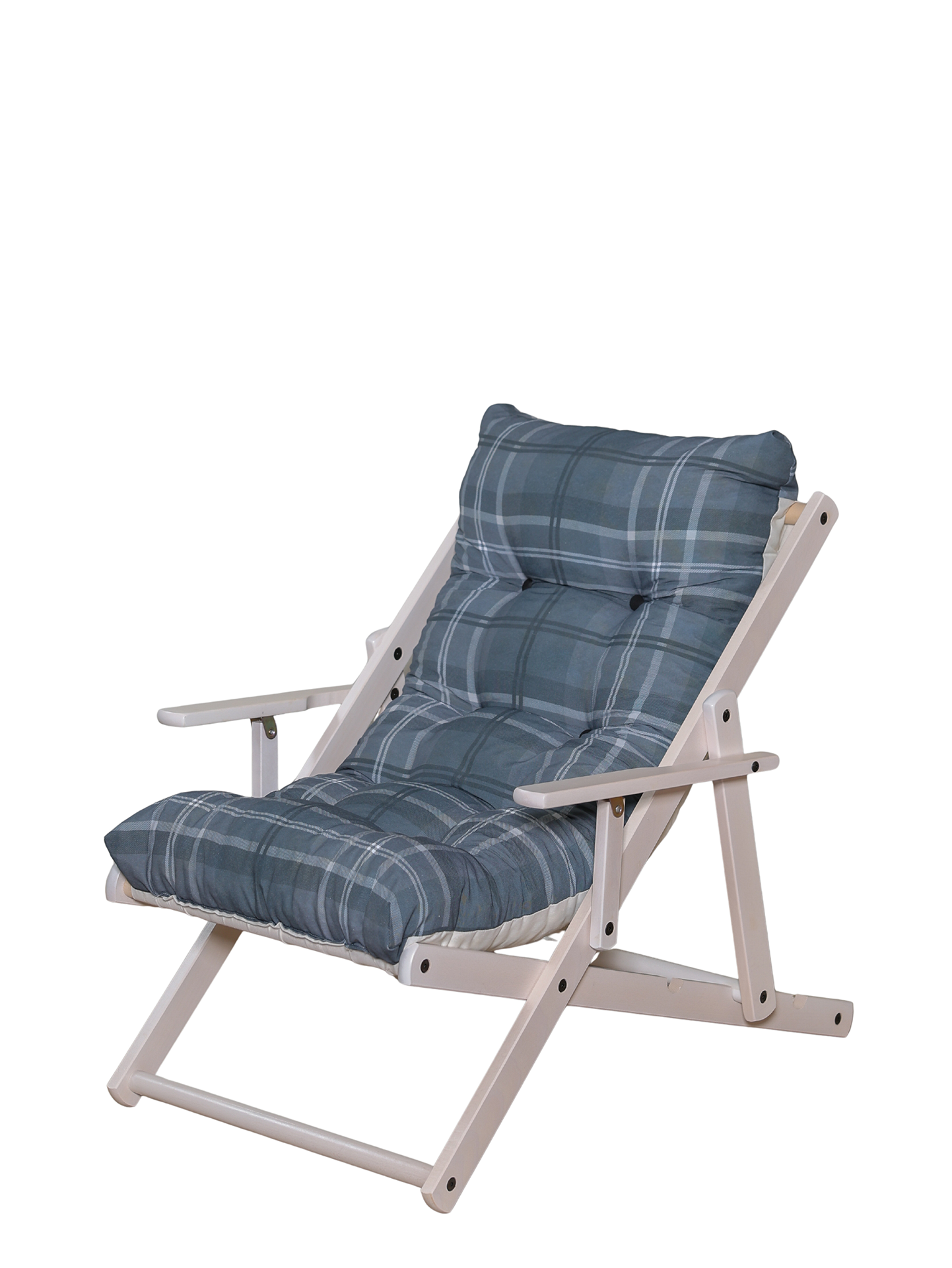 MAS386 POLTRONA RELAX ANILINA GRIGIO SCOZZESE
